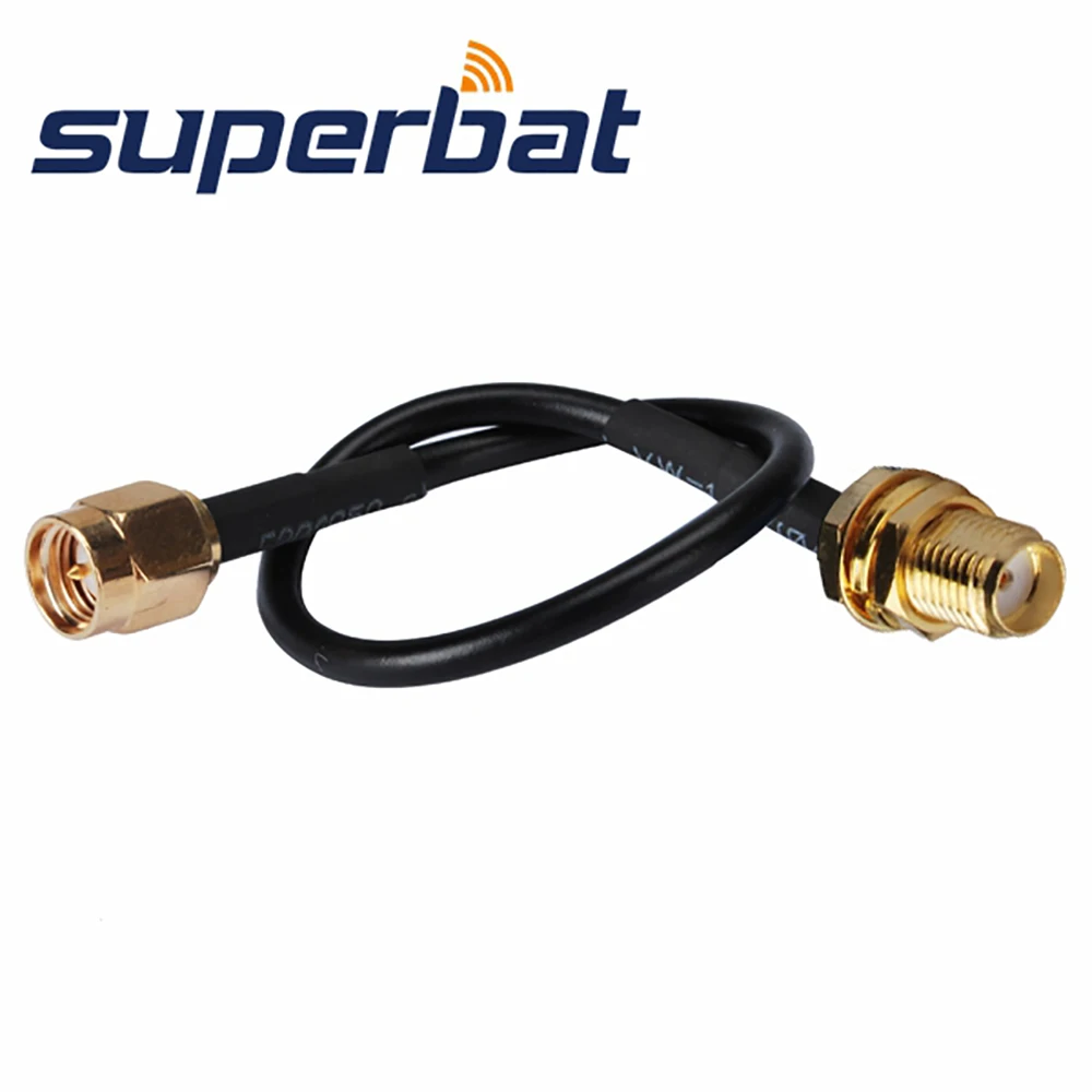 Superbat SMA BulkHead Jack to Plug Straight Pigtail Cable RG174 20cm Antenna Feeder Assembly | Мобильные телефоны и