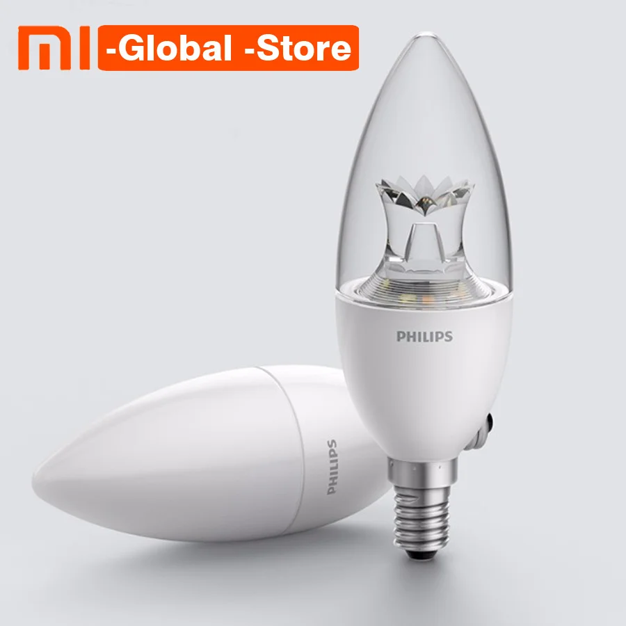 

Xiaomi Smart LED Lamp Wifi Remote Control by Mihome App Adjustment Brightness E14 Bulb 3.5W 0.1A 220-240V 50/60Hz 250ml/200ml