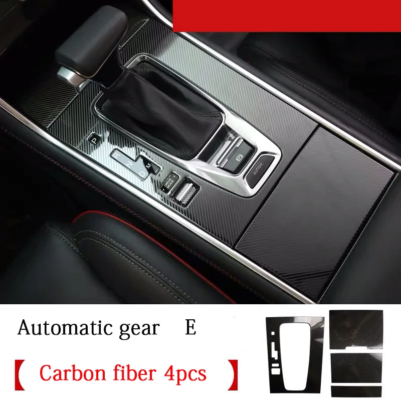 Аксессуары для стайлинга автомобилей для Changan CS75 Автомобильная панель управления панели передач декоративные наклейки из нержавеющей стали - Название цвета: Automatic gear E