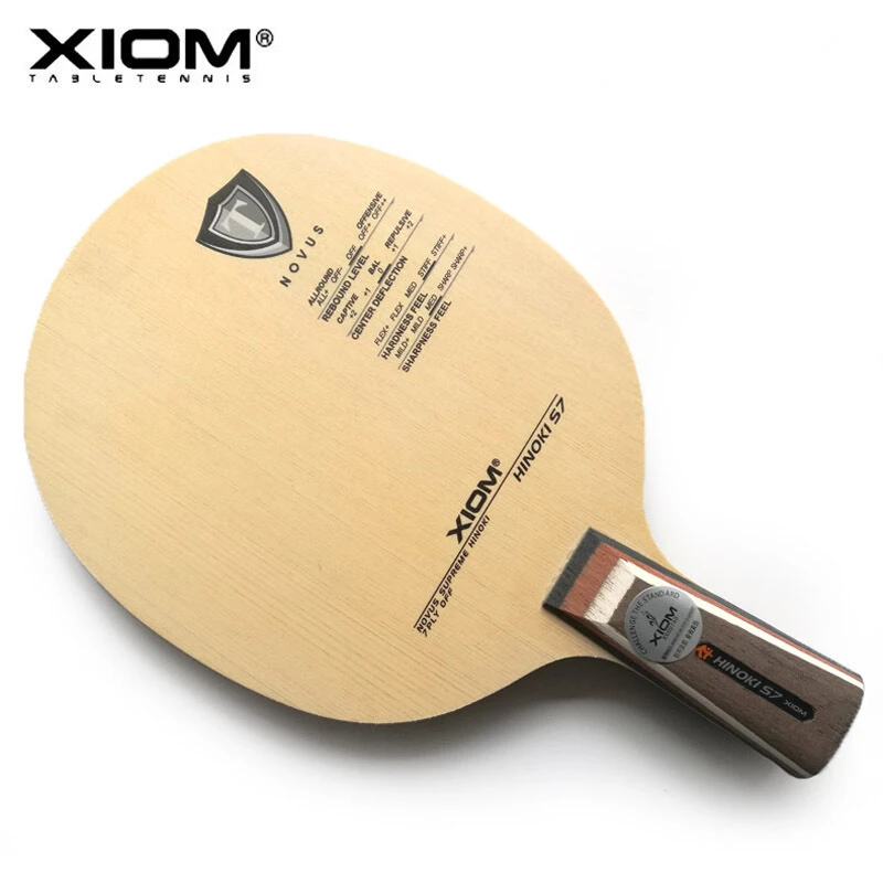 

XIOM Table Tennis Blade HINOKI S7 Quick attack+ Loop for training professional racket ping pong bat paddle tenis de mesa