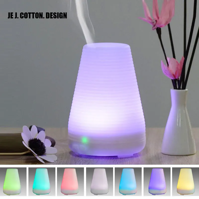 Home Ultrasonic Humidifier 7 Color Changing 100ml Air Humidifier Aroma Diffuser Essential Oil Mist Maker LED Light for Office Home Ultrasonic Humidifier 7 Color Changing 100ml Air Humidifier Aroma Diffuser Essential Oil Mist Maker LED Light for Office