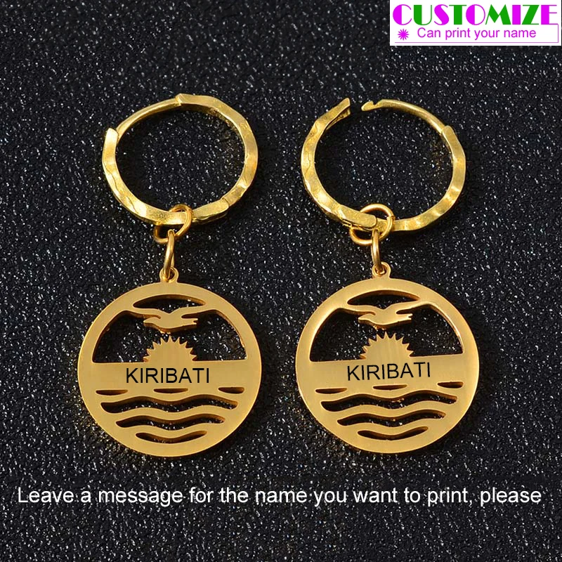 Anniyo может Напечатать имя/настроить письмо Кирибати серьги для женщин девочек(пожалуйста, оставьте сообщение для письма, которое вы хотите)#061921