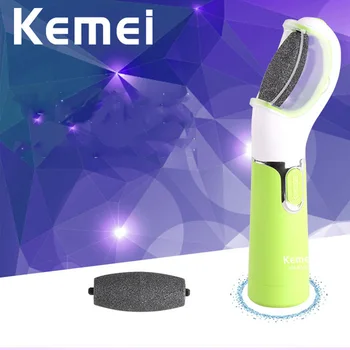 

Kemei KM-6033 Electric Dead Cuticle Skin Remover Pedicure Care Tool Roller Pedicure Heads Electronic Foot File Foot Care Machine