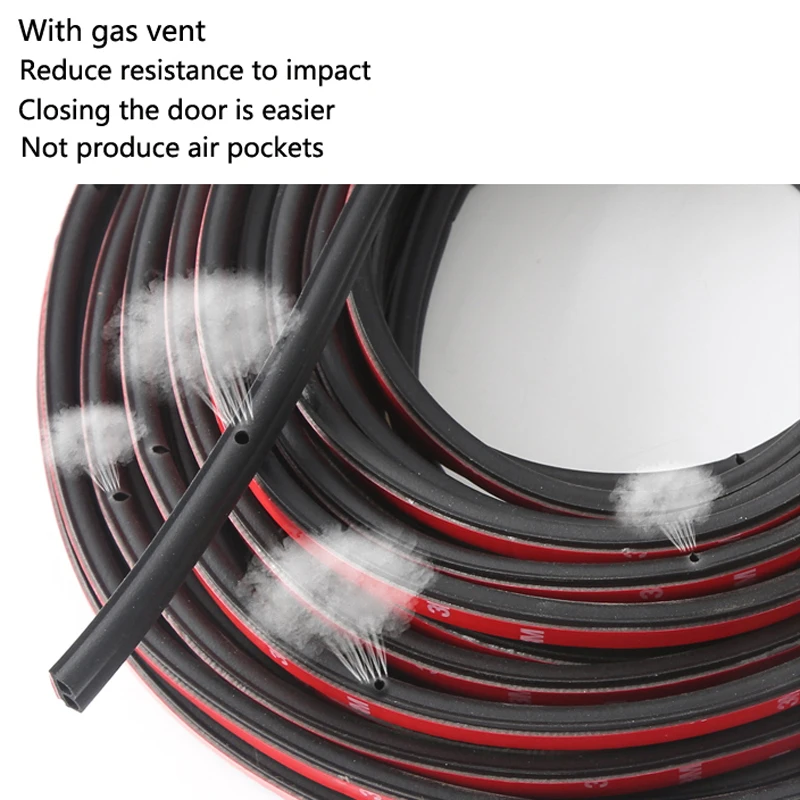 Автомобильные дверные уплотнительные полосы стикер звукоизоляция уплотнение для Toyota Corolla RAV4 Camry Prado Avensis Yaris Hilux Prius Land Cruiser