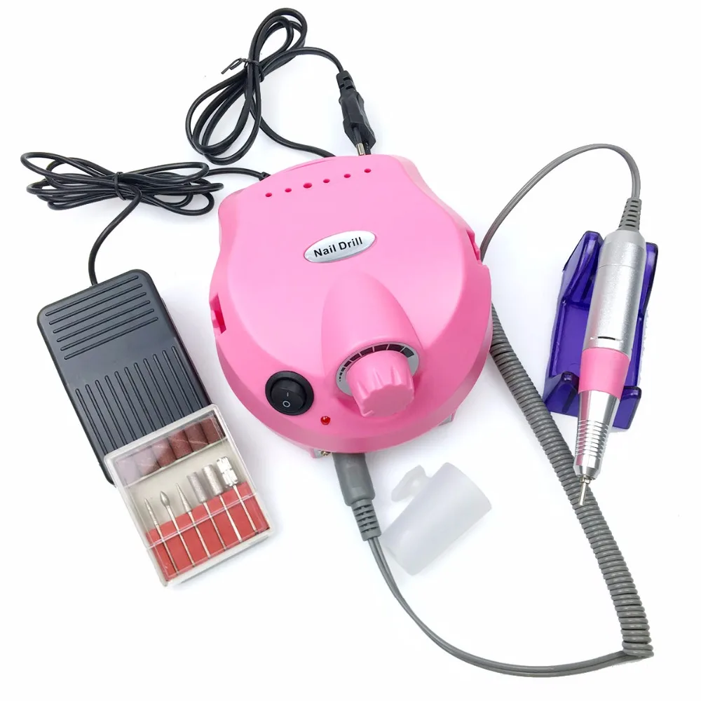 

25000RPM Electric Nail Drill Machine Manicure Pedicure Files Tools Kit & Accessory Nail Polisher Grinding Machine For Gel Polish