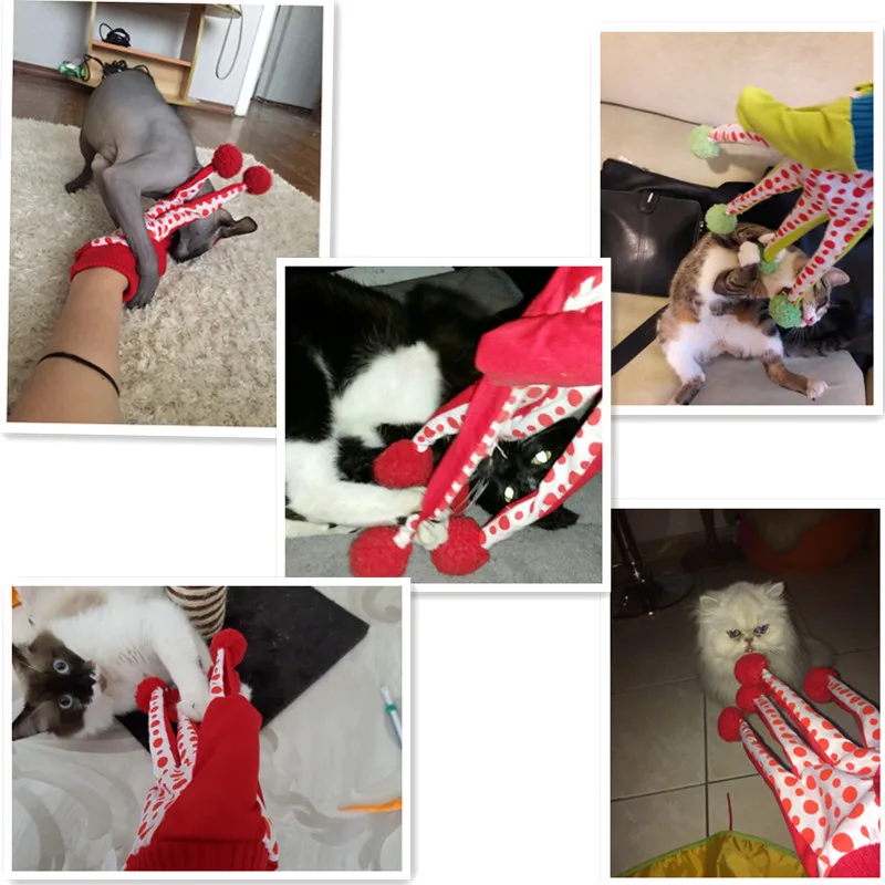 Interactive Toy Lovely Ball Pet Funny Toy Cute Polka Dot Cat Toys Scratch Glove Toy 4 Colors Crazy Loving for Kitten Scratcher Interactive Toy Lovely Ball Pet Funny Toy Cute Polka Dot Cat Toys Scratch Glove Toy 4 Colors Crazy Loving for Kitten Scratcher