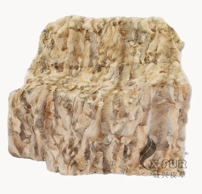 CX-D-11N 200x150 см реального одеяло из меха кролика пол натуральный мех меховой ковер одеяла для спальни кровать коврики для дома and Carpets шелковистый - Цвет: camel
