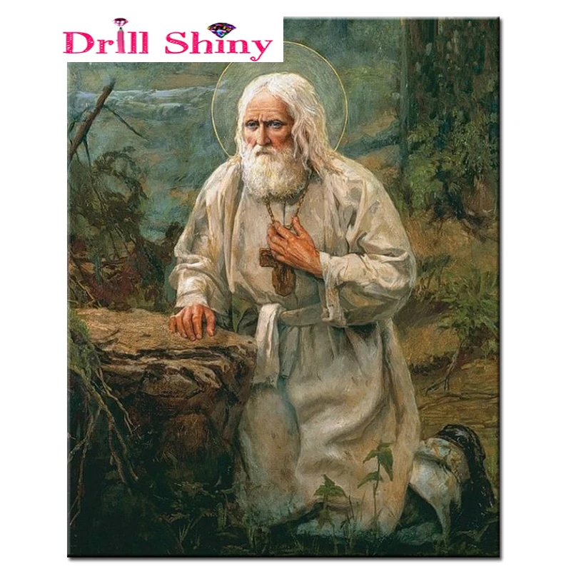 

3D DIY Diamond Embroidery religion man diamond Mosaic Painting diamante Square Rhinestone Drawing Fashion home Decor