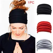 Повязка на голову для женщин и мужчин, эластичные спортивные повязки на голову, повязки на голову для йоги, головные уборы, головные уборы, аксессуары для волос для девочек