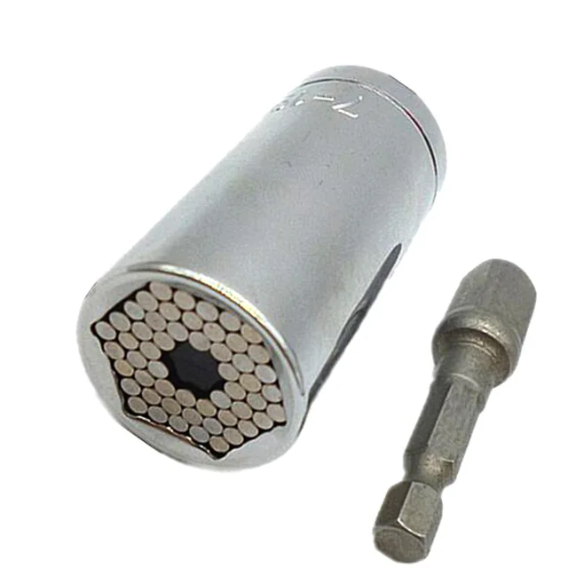 2pcs/set Universal Adjustable Torque Ratchet Socket Wrench Set Hand Tools Spanner Wrenches Hand Tool Power Drill Adapter - Image 3
