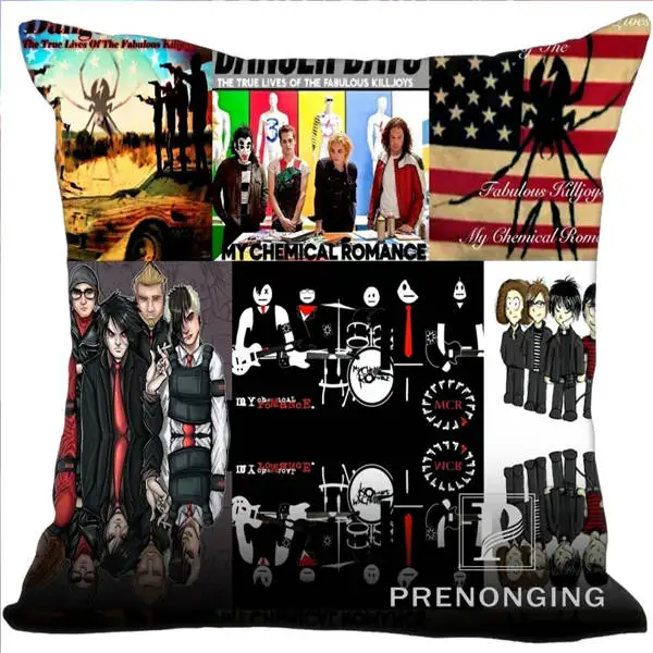 

Custom Decorative Pillowcase Gerard Way Square Zippered Pillow Cover Best Gift 20X20cm,35X35cm(One Side)180117#110