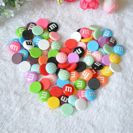 

10pcs Slime Charms Colorful Mixed Candy Resin Plasticine Slime Accessories Beads Making Supplies for DIY Crafts for Kids Gift E