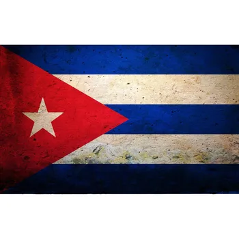 

24x14 Inch High Quality Custom Print Flag of Cuba Playmat 2MM thickness Table Pad