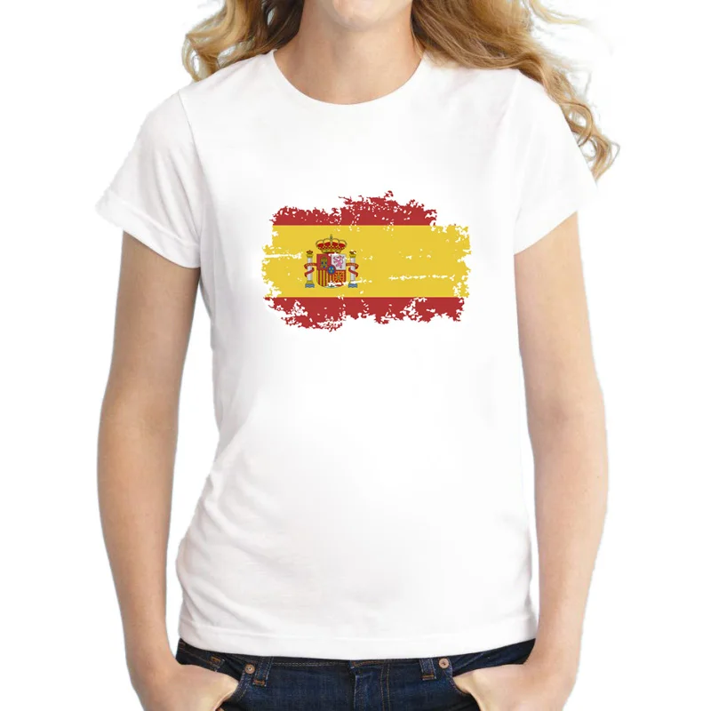 The Famous Bullfight National Spain Flag Women T shirt