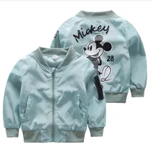 Mickey Veste Nouvelle Arrivée Vêtements Pour Bébé Filles Garçons Manteau de Bande Dessinée Imprimé Vol veste Automne Enfants Survêtement Enfants Vêtements
