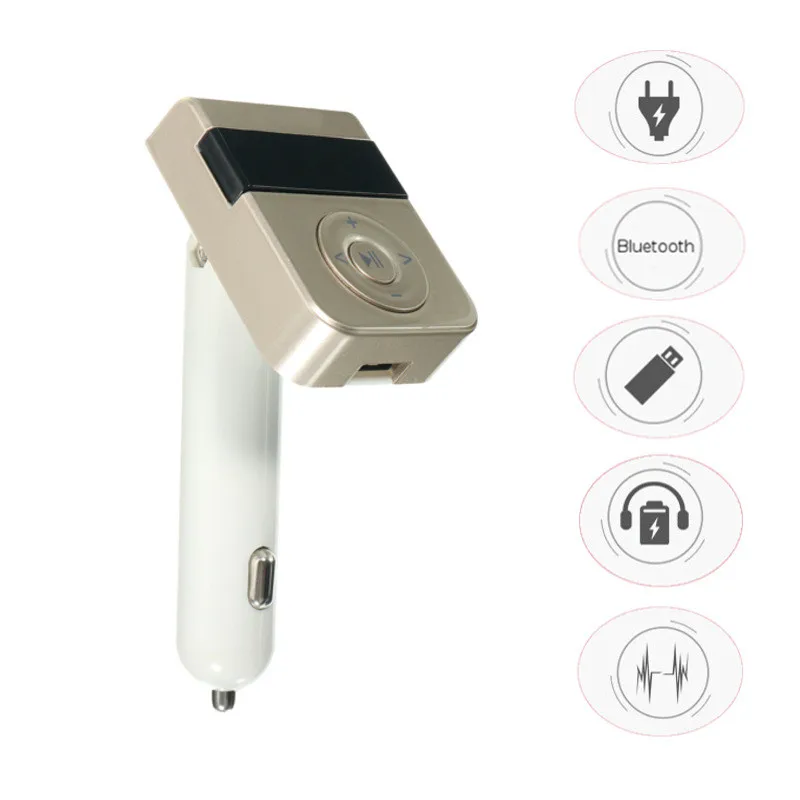 Bluetooth комплект Автомобильный fm-передатчик с USB зарядным устройством Автомобильный MP3-плеер Поддержка USB SD TF карта беспроводной громкой связи