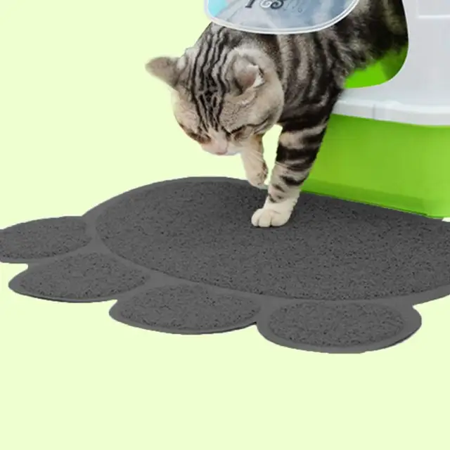 PVC Pet Feeding Mat Waterproof Non-slip Puppy Bed Blanket Table Mat Easy Wipe Cleaning Colorful Household Pet Accessories