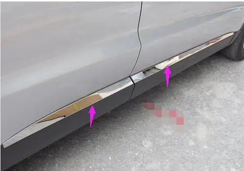 

2010-2015 For Volkswagen Tiguan Body Side Door Moldings Cover Trim Stainless Steel