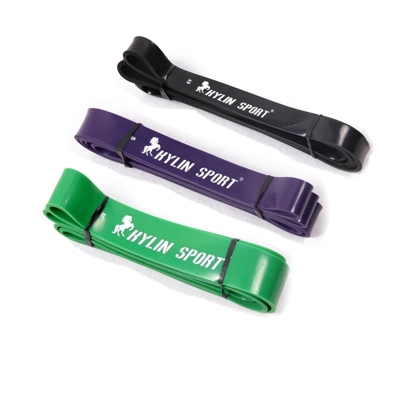 

Set of 3 Natural latex 41" Strengthen muscles training resistance bands fitness power exercise for wholesale rising sport
