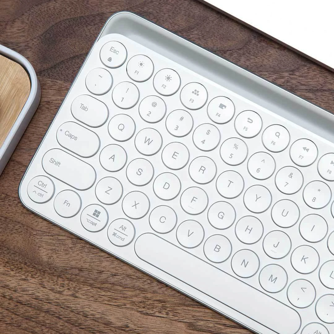 Original Xiaomi Miiiw Bluetooth Dual Mode Keyboard Mwbk01 104 Keys 2.4ghz Multi System Compatible W
