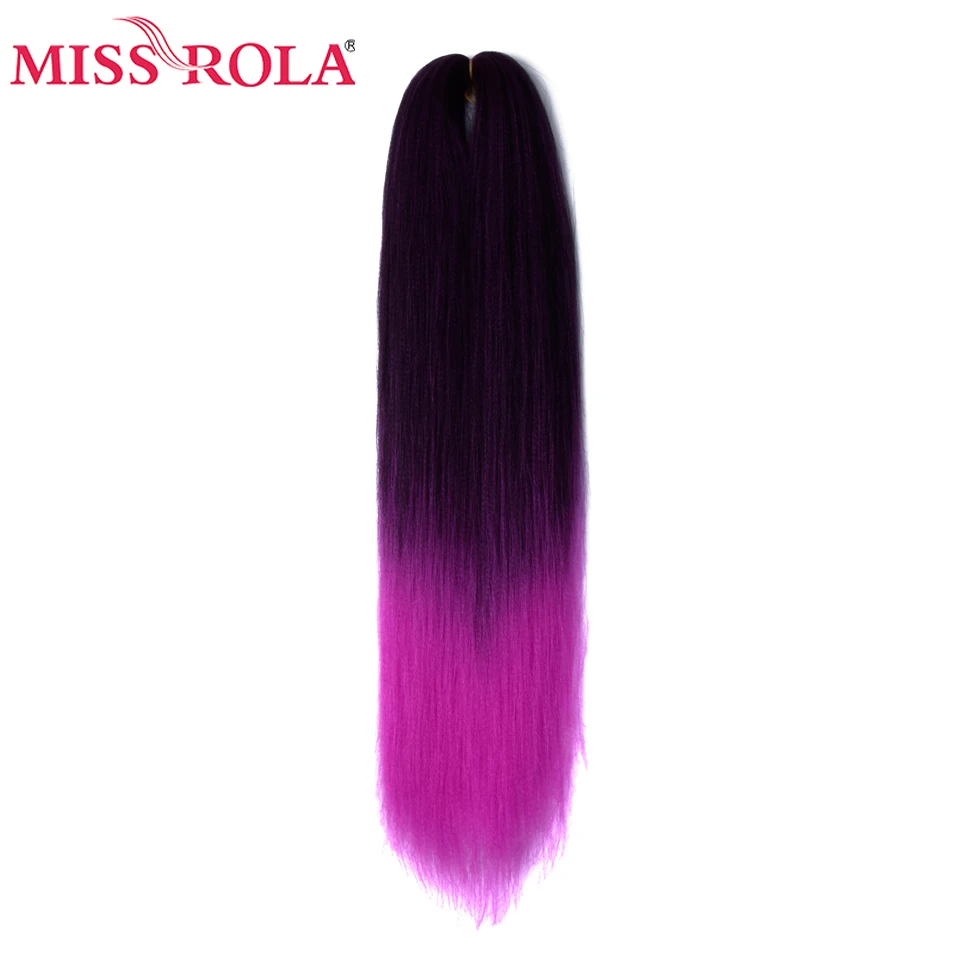 Miss Rola Kanekalon волосы синтетические джамбо коса яки прямые волосы для наращивания крючком Твист коса 100 г 24 дюйма оптом купить