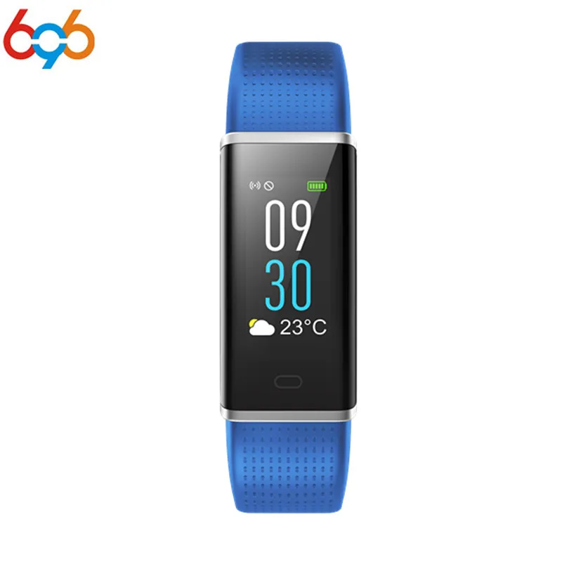 696 ID130C Smart Band Blood Pressure Heart Rate Monitor Wrist Watch Intelligent Bracelet Fitness Tracker Pedometer Wris | Электроника