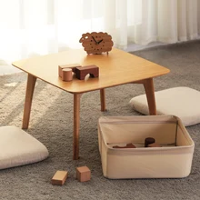 Zen's Bamboo Simple style natural bamboo Coffee table in bay window Litttle end table Teatable
