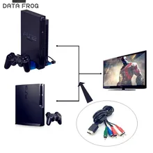 Данные лягушка кабель высокой четкости для PS2 5 в 1 компонент HD кабель AV видео-аудио ТВ кабель Шнур для SONY Playstation 2/3 PS2/PS3