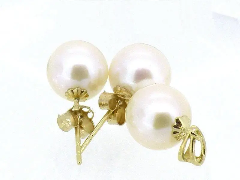 PERFECT ROUND AAA 8-9 MM WHITE SOUTH SEA PEARL DANGLE EARRING PENDANT 14K/20 цена PERFECT ROUND AAA 8-9 MM WHITE SOUTH SEA PEARL DANGLE EARRING PENDANT 14K/20 цены онлайн