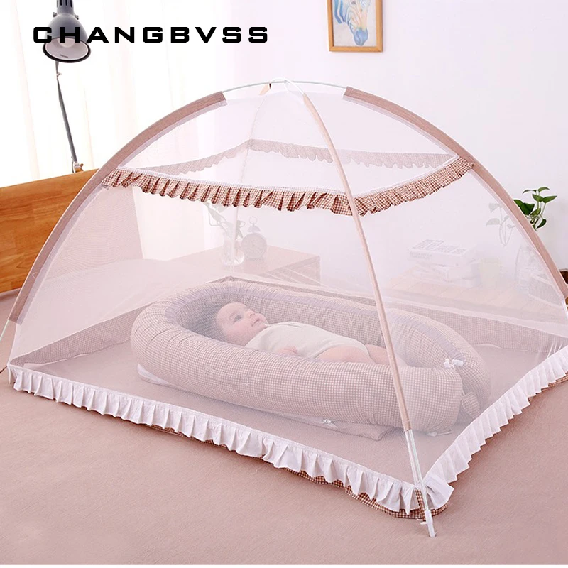 foldable baby bed with mosquito net