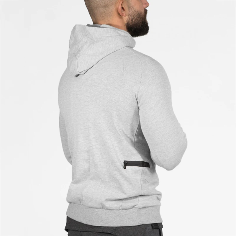 Men gyms hoodies workout clothing-5