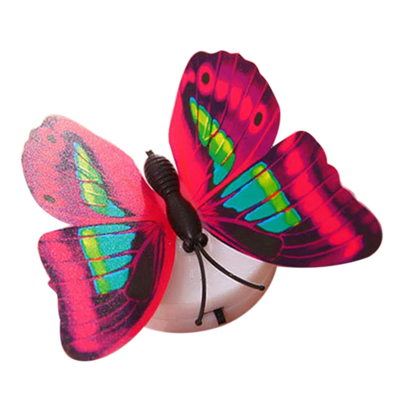 3 шт изменение Пластик оптическое прекрасный романтический светодиодный бабочки вечерние легкие подарки новый