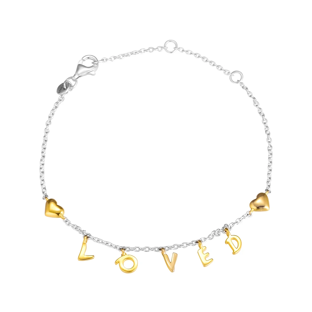CKK браслет для женщин любимые скрипт браслеты Pulseira Feminina Masculina Pulsera Mujer Moda серебро 925 пробы ювелирные изделия