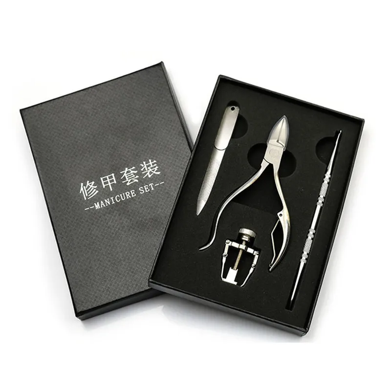 4 шт./компл. профессиональные ножницы для ногтей локтевой или маникюрные ножницы для кутикулы вставкой в виде брони ножи педикюр инструменты для снятия Маникюр нейл-арта