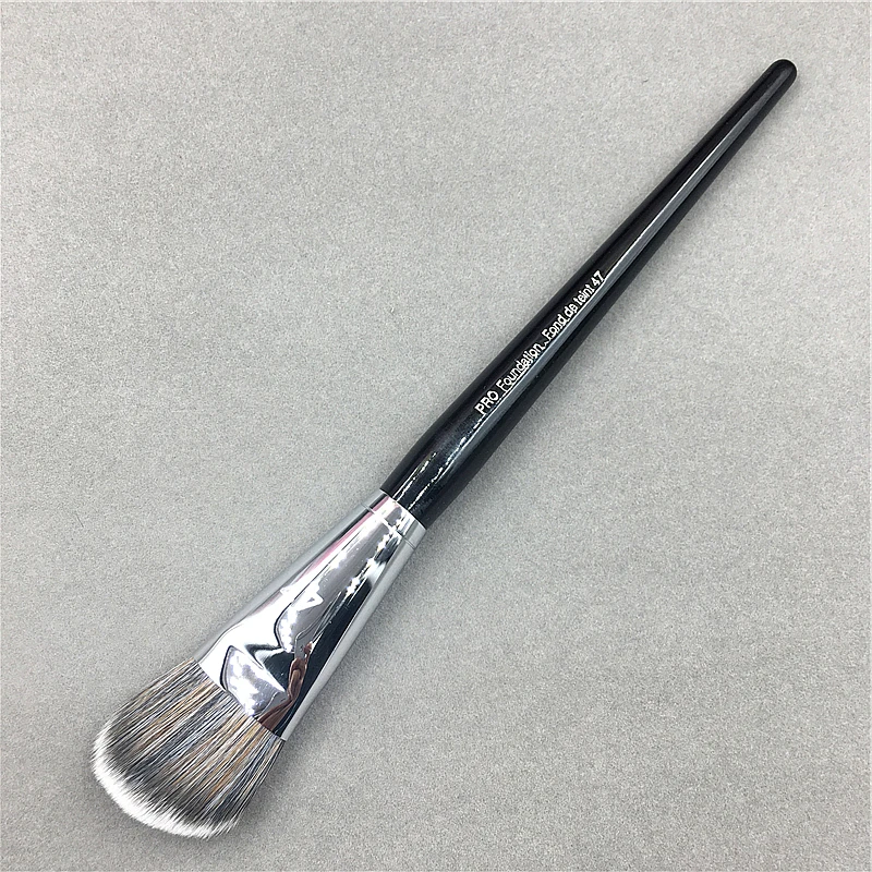 Professional Black Long Wood Handle Dense Wavy Synthetic Hair NO.47 Pro Contour Brush BB Cream Brushes Makeup Tool Professional Black Long Wood Handle Dense Wavy Synthetic Hair NO.47 Pro Contour Brush BB Cream Brushes Makeup Tool