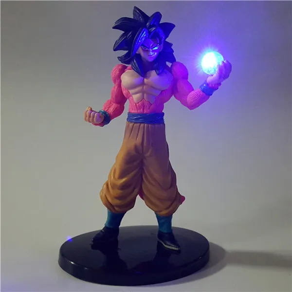 Dragon Ball Z Goku vegeta и Piccolo трусы фигурка freeza светодиодный ночник Kamehameha аниме Dragon Ball Z DIY декоративный светодиодный фонарь - Цвет: Красный