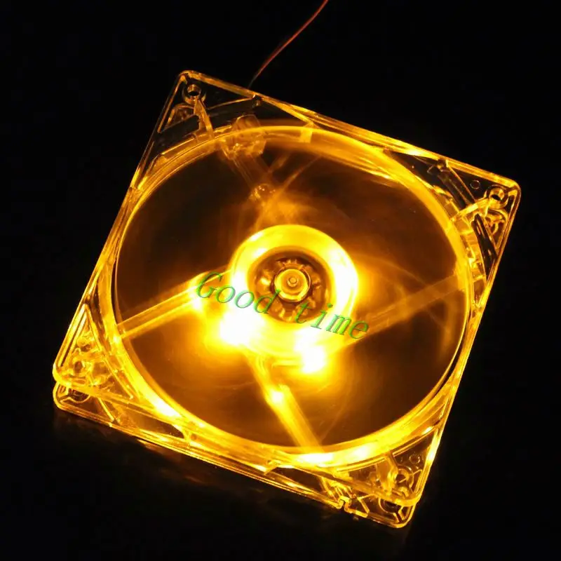 

Gdstime 80 pcs DC 12V 4 Pin LED Fan 80mm 80x25mm Computer PC Case Cooling Cooler Fan Colorful Red Blue Yellow Green Light