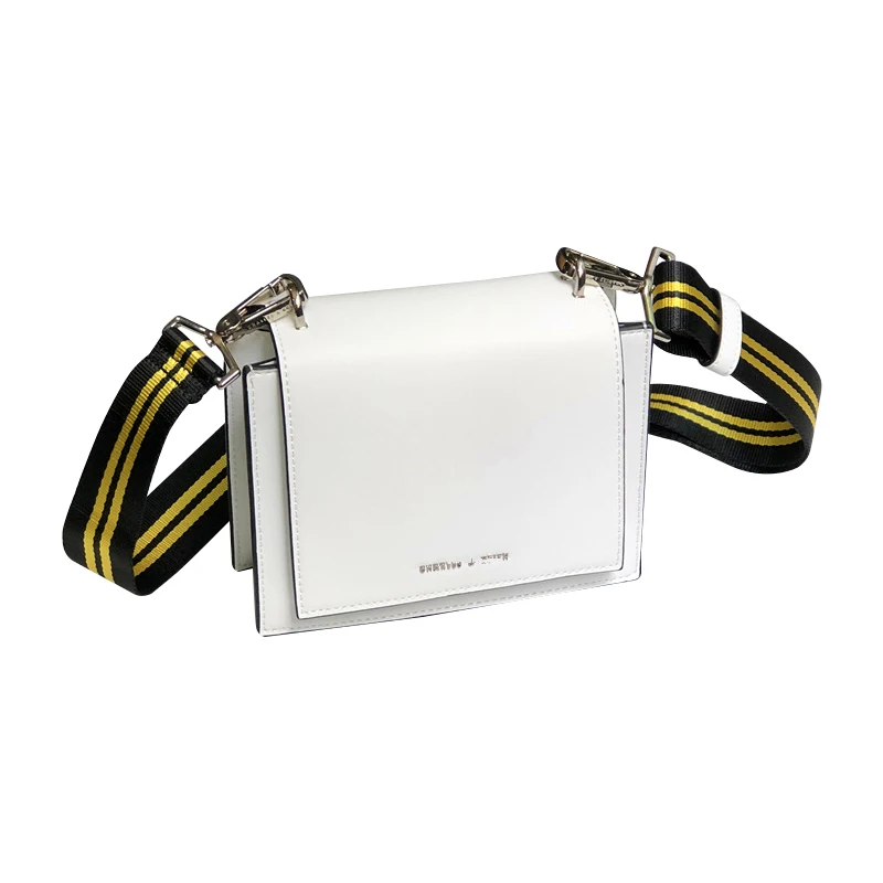 

Women's shoulder bag small square bag custom PU small CK shoulder strap ladies flip cover diagonal shoulder bag 2018 winter