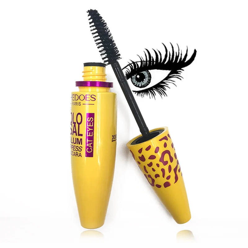

MOONBIFFY Makeup Eyes Eyelash Extension Professional Waterproof Mascaras Cosmetics Easy to Wear Natural Black Curling Mascara