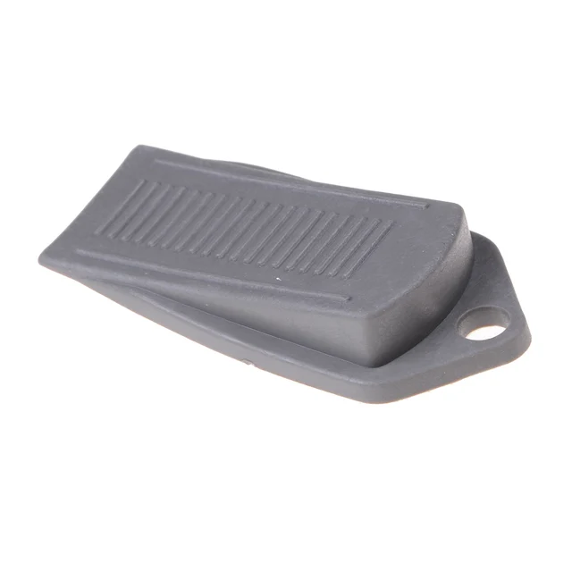 2PCS Door Wedge Shaped Rubber Door Stops Non Slip grey color Rubber