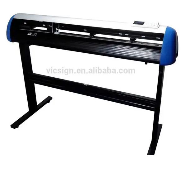 

Vicsign 48'' HW1200 Step motor Fabric Graph Plotter Vinyl Cutting Plotter with standing in 3 colors for optional