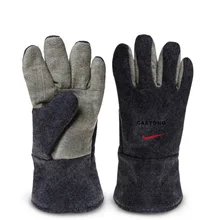 Защитные перчатки высокотемпературные защитные перчатки 300 градусов изоляция 34 см термостойкие перчатки для хлебобулочной кухни