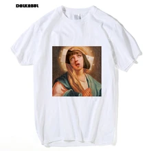 Футболка из фильма целлюлозно-фантастическая Дева Мэри Мия Уоллес Футболка мужская постер Святой футболка с изображением Миа мужской Квентин Тарантино вентиляторы футболки 3XL