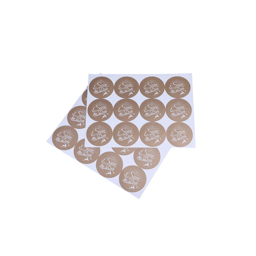 

120 Pcs/lot New High Quality Save the Date Hand Made DIY Multifunction Self-adhesive Seal Sticker Gift Packaging Label