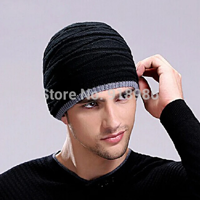 Bonnet tricoté pour homme, casquette de sport de plein air, style Hip Hop,  nouvelle collection hiver - AliExpress