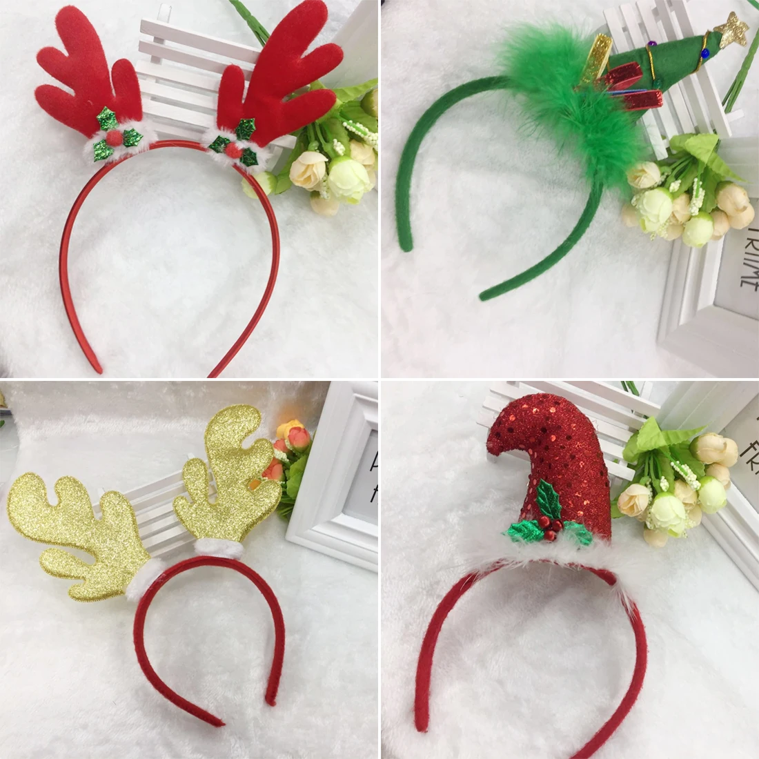 Aliexpress.com : Buy Women New Hot Christmas Headband Party Decor ...