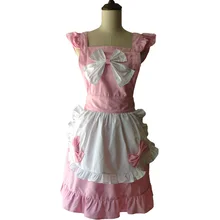 Moda Mulher Bowknot Linda Garçonete Salão Cabeleireiro Avental Da Cozinha Avental de Cozinha Cozinhar Divertido Avental