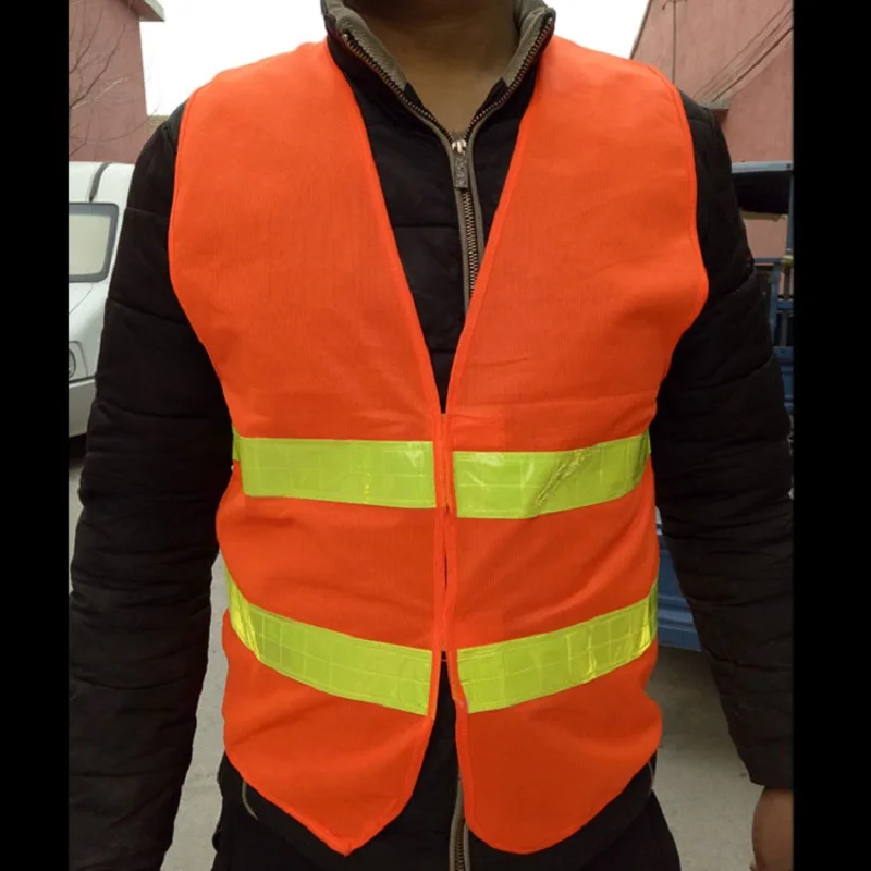 Reflective Safety Vest Strips For Construction Traffic Warehouse Visibility Security Jacket Reflective Strips Work Wear Uniforms