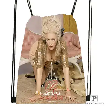 

Custom madonna- @01 Drawstring Backpack Bag Cute Daypack Kids Satchel (Black Back) 31x40cm#180611-03-106