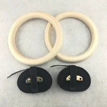 28 мм/32 мм 1 пара профессиональных упражнений фитнес деревянные гимнастические кольца для дома и спортзала упражнения Кроссфит подтягивания мышцы Ups A